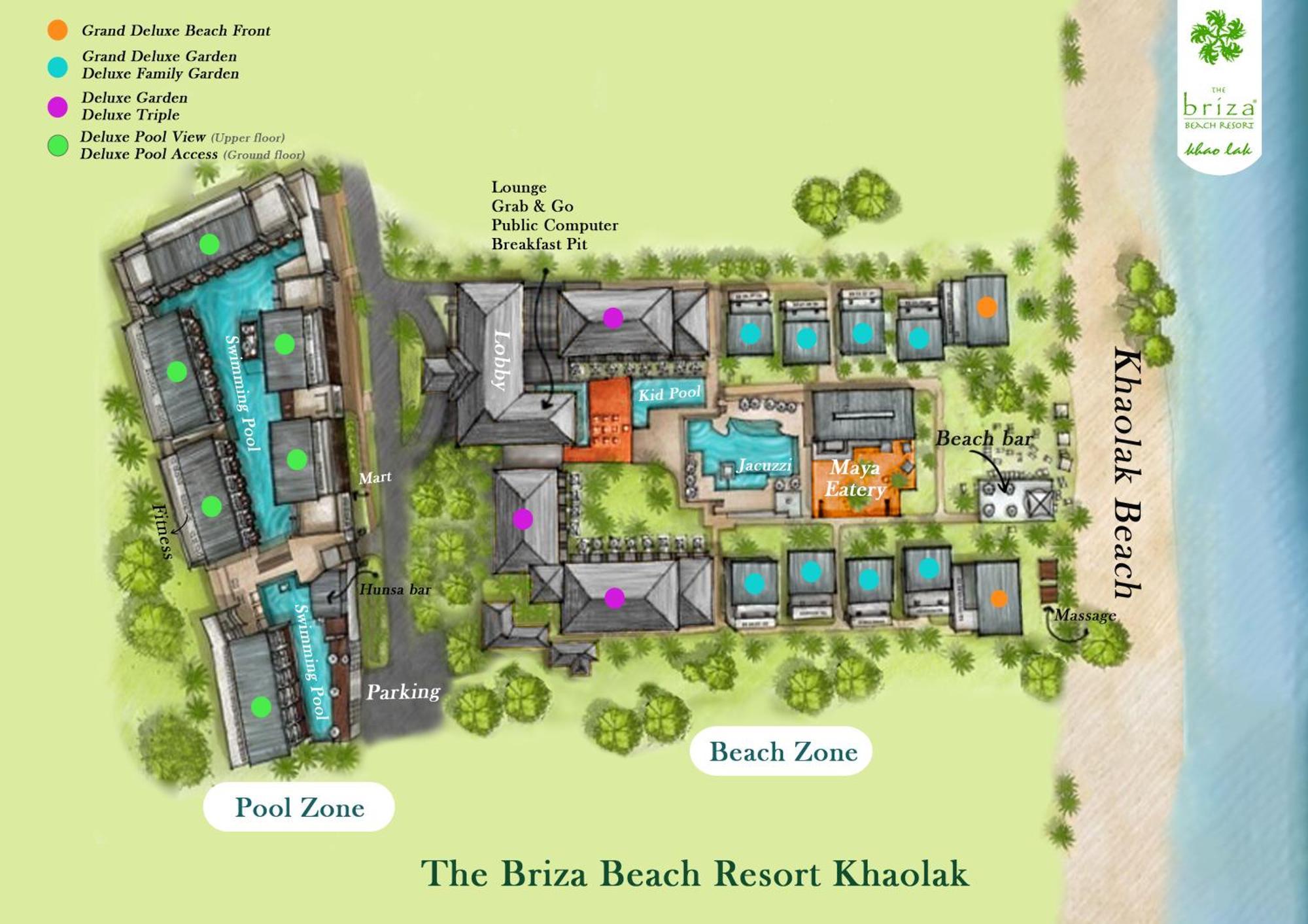 The Briza Beach Resort, Khao Lak Sha Extra Plus Екстер'єр фото